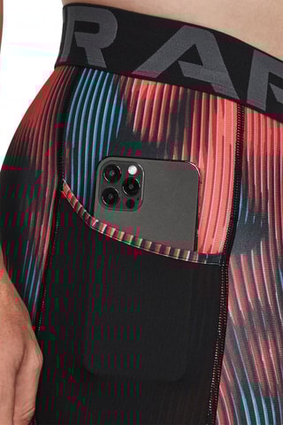 Cycliste dip and dye Heat Gear - Rouge - Under Armour