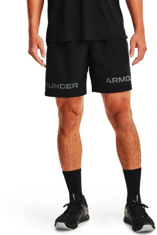 Short Woven Graphic WM Noir