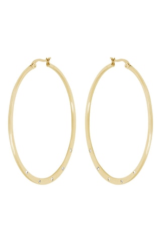 Créoles - Argent sterling doré à l'or fin jaune