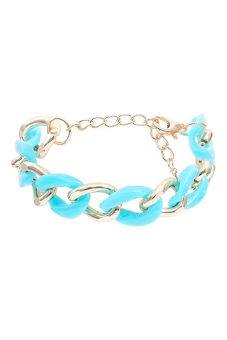 Bracelet Doré et bleu