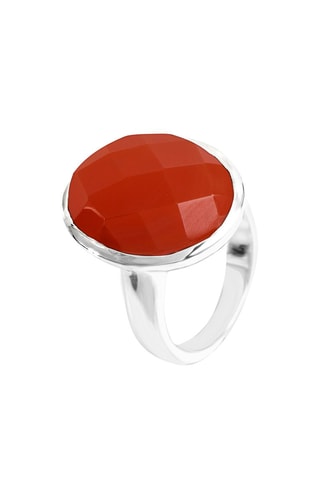 Bague - Argent et cornaline