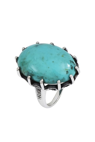 Bague - Argent et turquoise