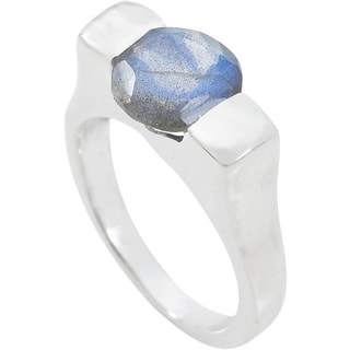 Bague - Argent 925/000 & labradorite