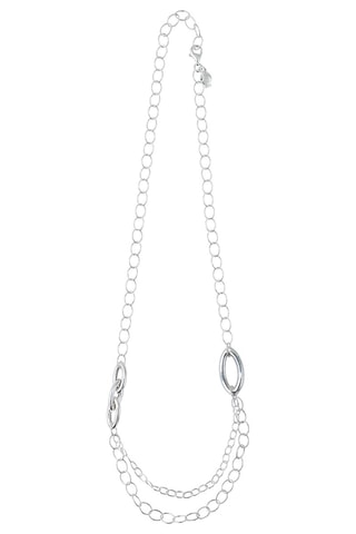 Collier multirangs - Argent