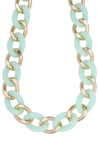 Collier - Doré et vert clair