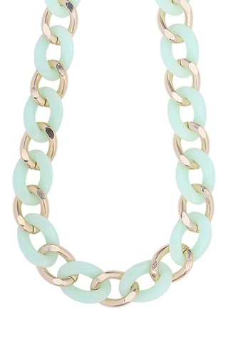Collier - Doré et vert clair