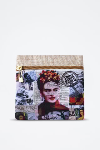 Porte-monnaie Frida Kahlo - Beige
