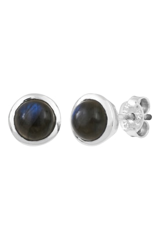 Puces - Argent et labradorites