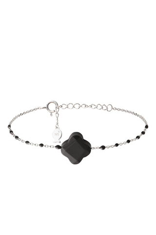 Bracelet - Argent et onyx