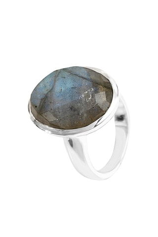 Bague - Argent et labradorite