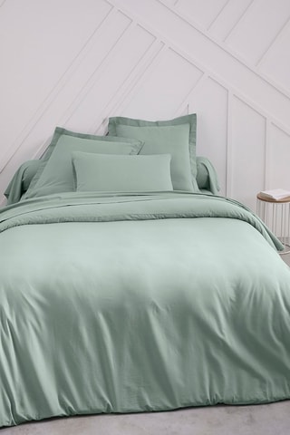 Housse de couette en coton Essential - Vert