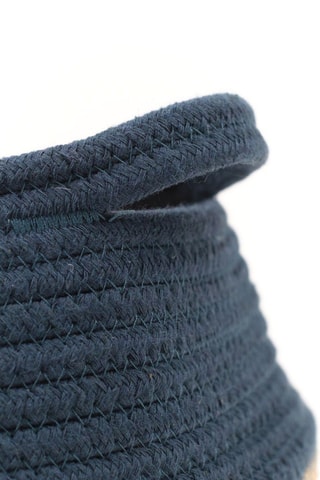 Panier Factory - 27 cm - Bleu marine et beige