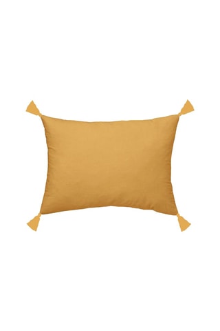 Coussin Indian Flowers - Ocre - 30 x 50 cm