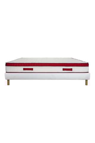 Ensemble matelas à ressorts ensachés et sommier Castelnaud