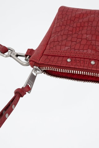 Porte-monnaie en cuir de veau - Rouge - IKKS