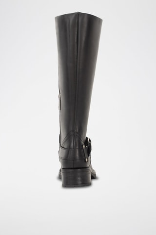 Bottes en cuir de veau - Noir