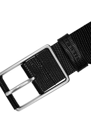Ceinture en cuir - Noir - IKKS