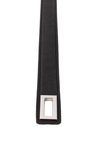 Ceinture en cuir - Noir - IKKS