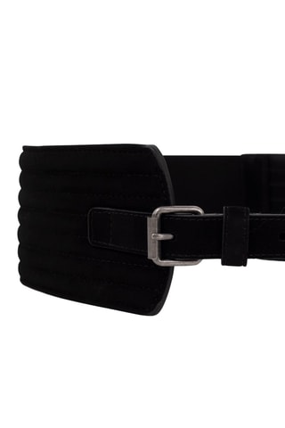 Ceinture en cuir - Noir - IKKS