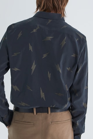 Chemise slim - Noir - IKKS