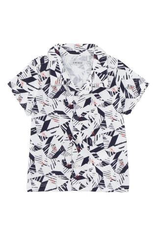 Chemise en coton biologique - Blanc cassé - IKKS Junior