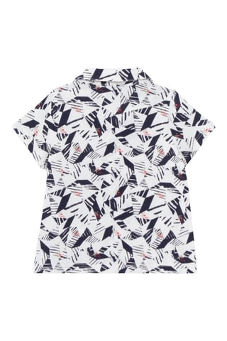 Chemise en coton biologique - Blanc cassé - IKKS Junior