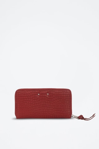 Compagnon en cuir de veau - Rouge - IKKS