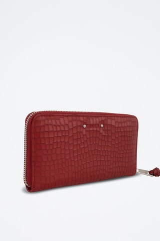 Compagnon en cuir de veau - Rouge - IKKS