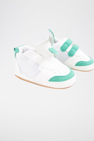 Baskets montantes - Blanc et vert - IKKS