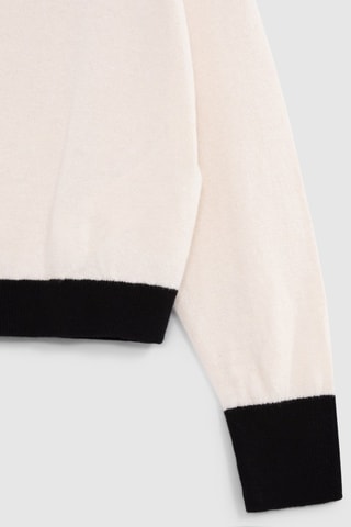Pull - Ecru et noir - IKKS Junior