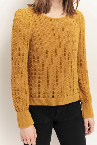 Pull en lin - Moutarde - One Step