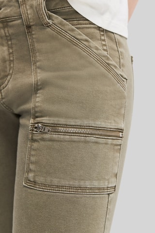 Jean slim taille basse - Kaki - IKKS