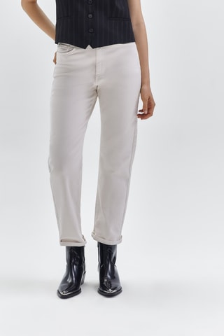 Jean slouchy 7/8 - Beige - IKKS