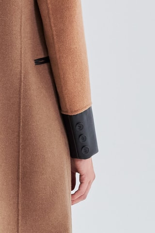 Manteau en laine - Camel - IKKS