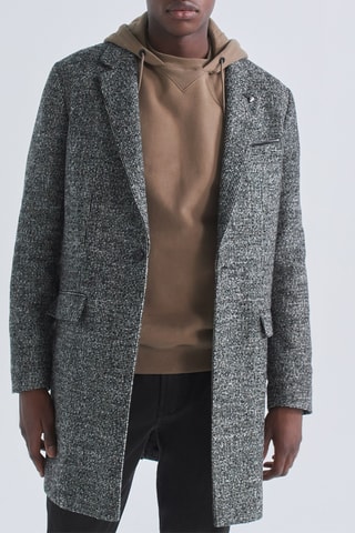 Manteau - Anthracite chiné - IKKS