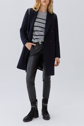 Manteau en laine - Bleu marine - IKKS
