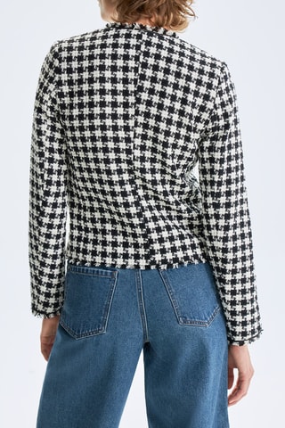 Veste en tweed - Noir et blanc - IKKS