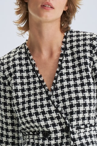 Veste en tweed - Noir et blanc - IKKS