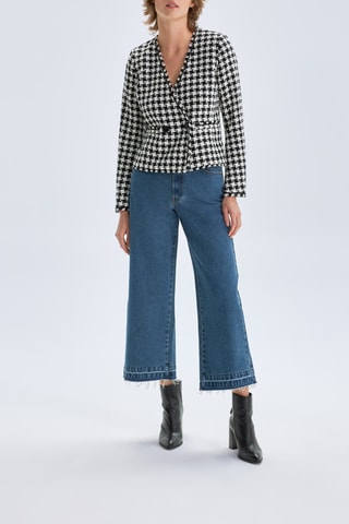 Veste en tweed - Noir et blanc - IKKS