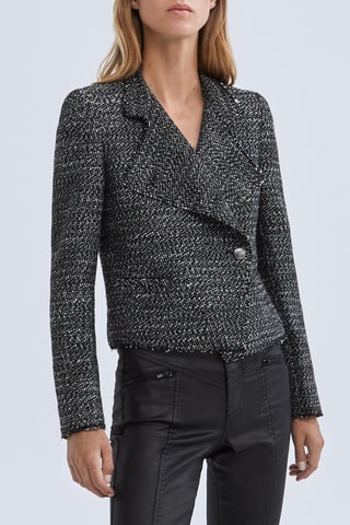 Veste en tweed - Noir - IKKS