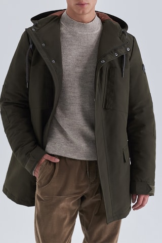 Parka à capuche - Kaki - IKKS