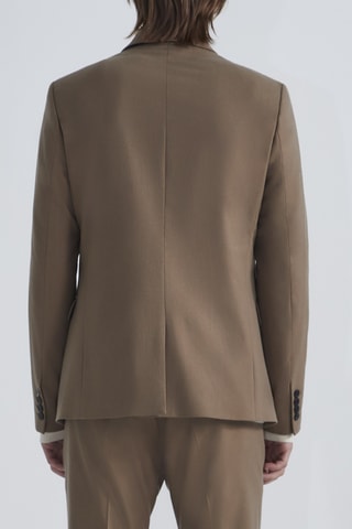 Veste de costume en laine - Marron - IKKS