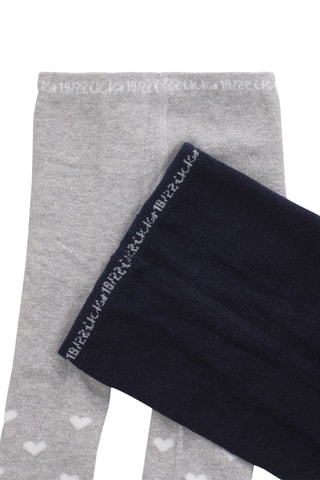 2 paires de collants - Gris - IKKS