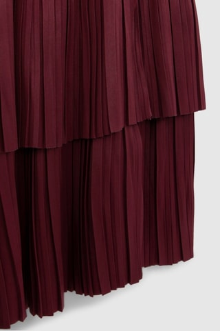 Robe volantée - Bordeaux - IKKS