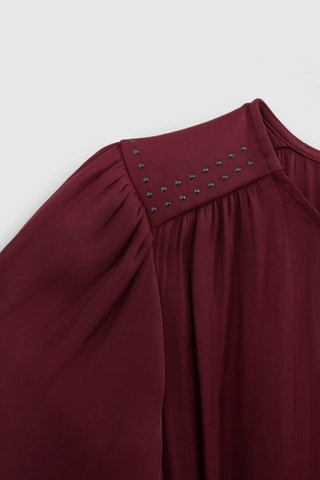 Robe volantée - Bordeaux - IKKS