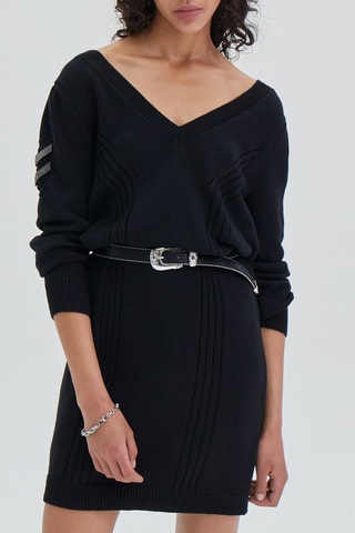 Robe pull - Noir - IKKS