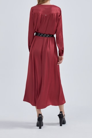 Robe midi - Rouge brique - IKKS