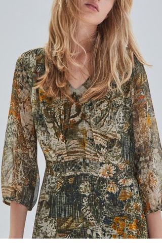 Robe longue - Vert - IKKS