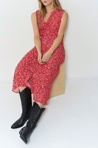 Robe chemise - Rouge - One Step