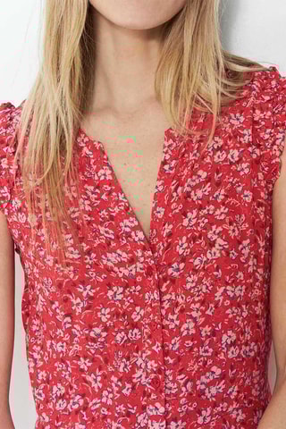 Robe chemise - Rouge - One Step